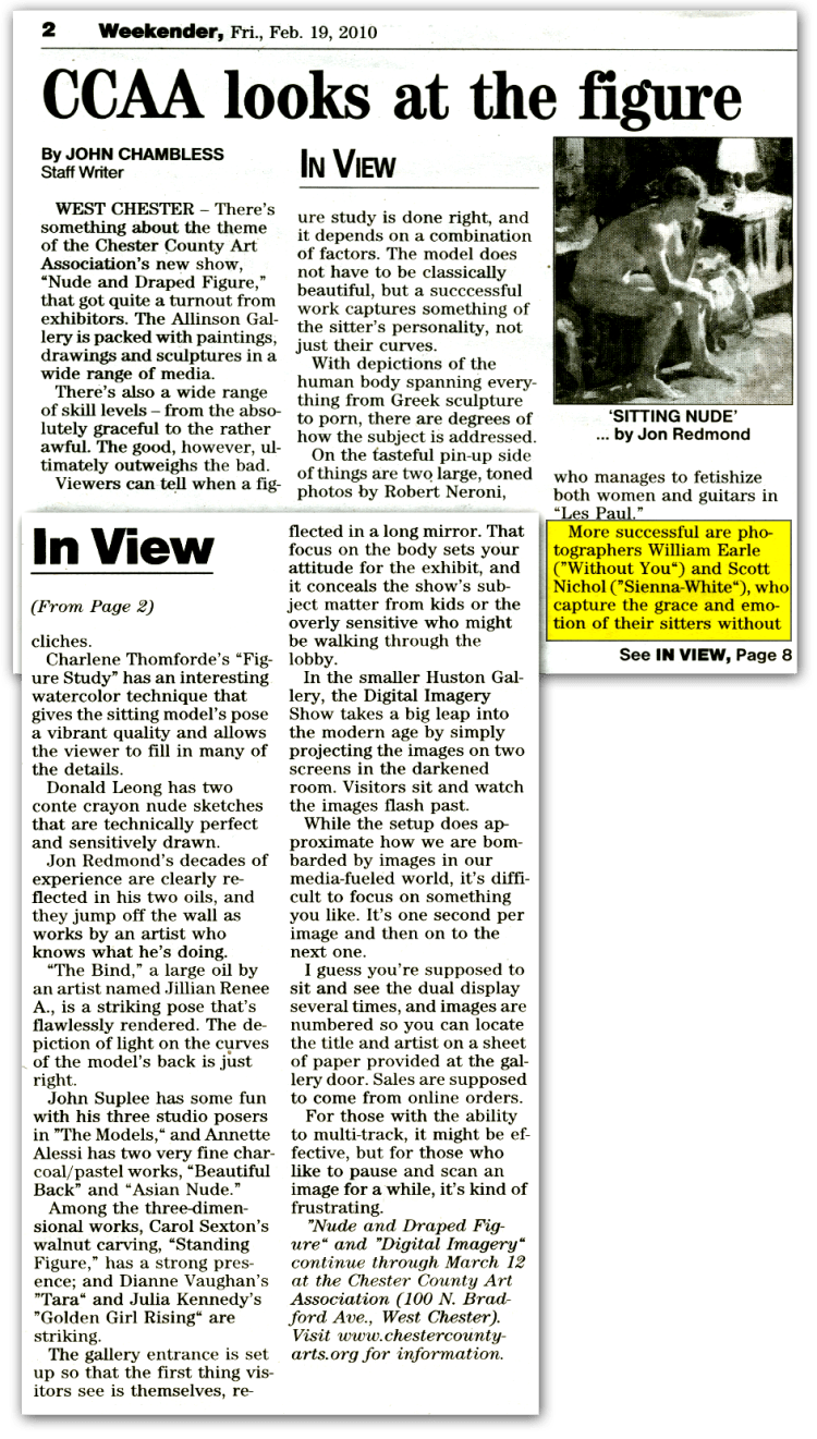 Chester County Arts Association Looks at the Figure - Chester County Daily Local News